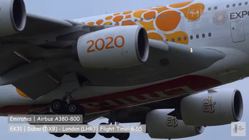 Large Aircraft Take Off And Landings From Heathrow