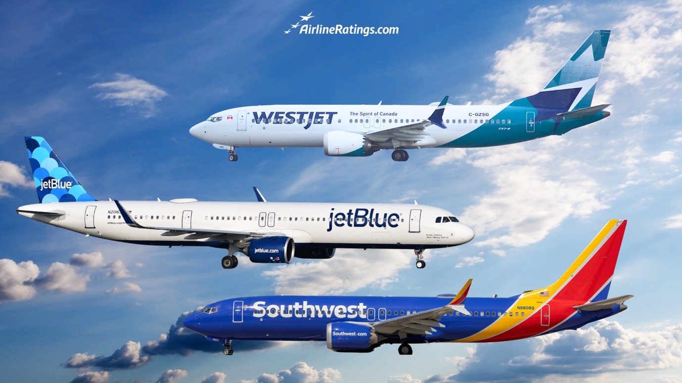 Southwest, JetBlue, and WestJet: who gives the best experience, safety and value? 