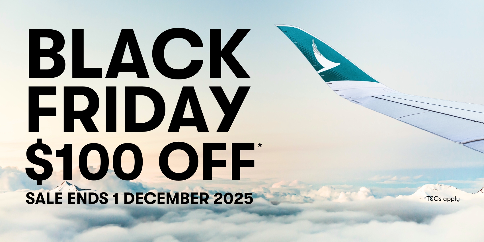 Cathay Pacific Launches Black Friday Sale: $100 Off Return Flights from Australia