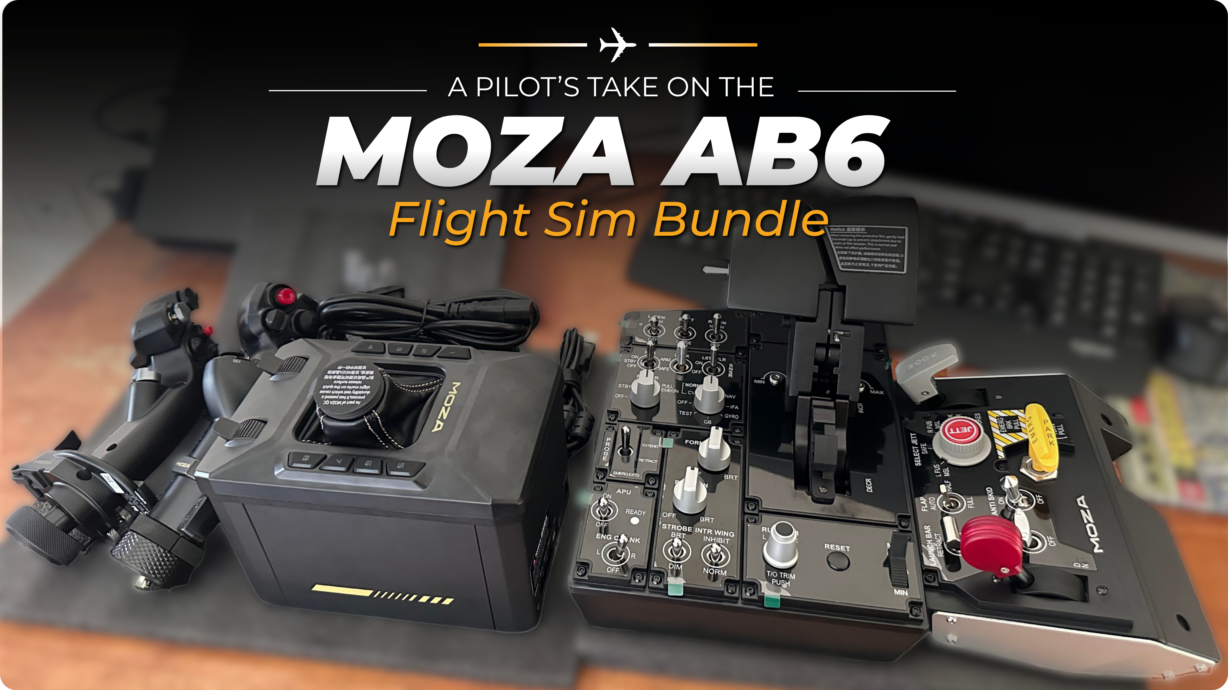 A Pilot’s Take on the MOZA AB6 Flight Sim Bundle