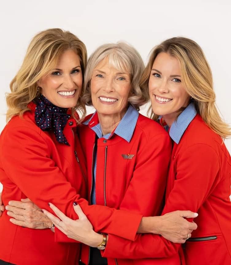 WOW! Three Stunning Generations Of Southwest Flight Attendents 