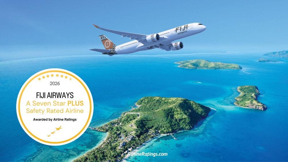 Fiji Airways joins Seven Star PLUS safety rated airline group