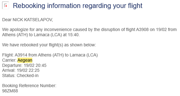 Aegean Airlines business class review: Γενεύη to Λάρνακα by Nick Katselapov