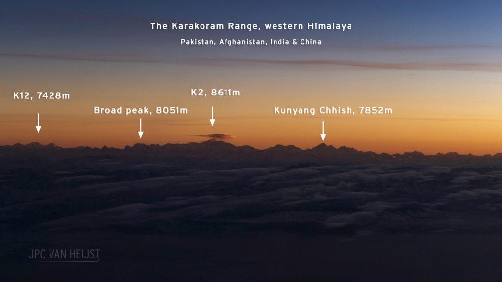 Amazing Himalayas from 747