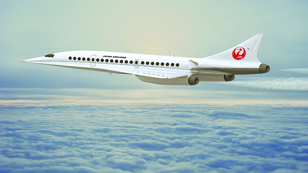 Japan Airlines Boom supersonic aircraft