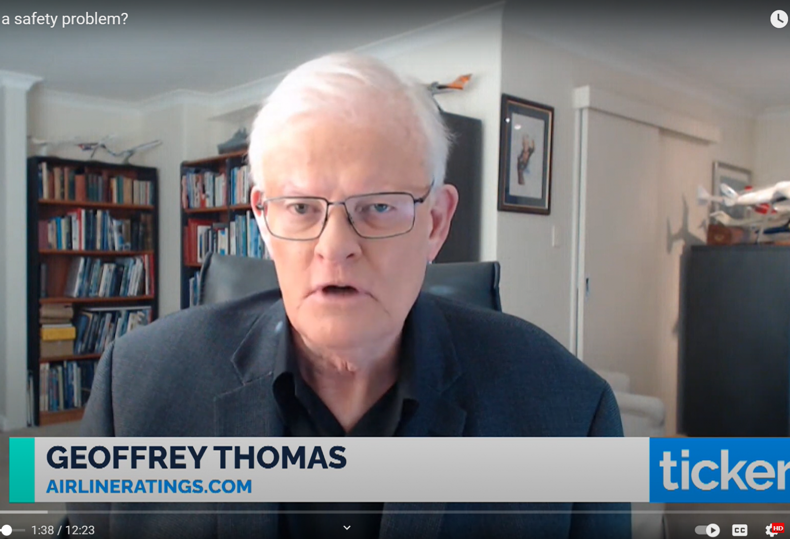 GEOFFREY THOMAS TALKS BOEING'S SAFETY IMAGE