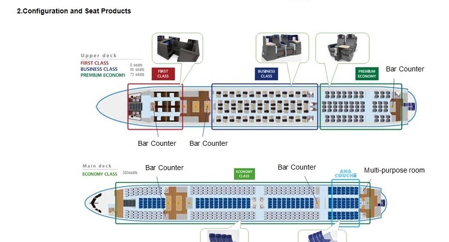 ANA to feature couch seats in new A380 cabin